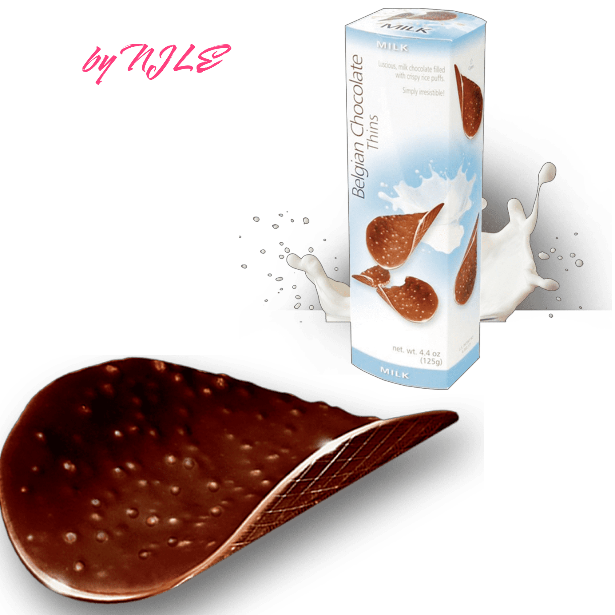 Royal Belgian Chocolate Thins Milk 4.4oz NEW -2 Pack