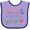 Lavender and Purple, variant on Inktastic Geologist Future Boys or Girls Baby Bib