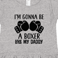 thumbnail image 4 of Inktastic Boxer Like Daddy Boxing Girls Toddler Dress, 4 of 5