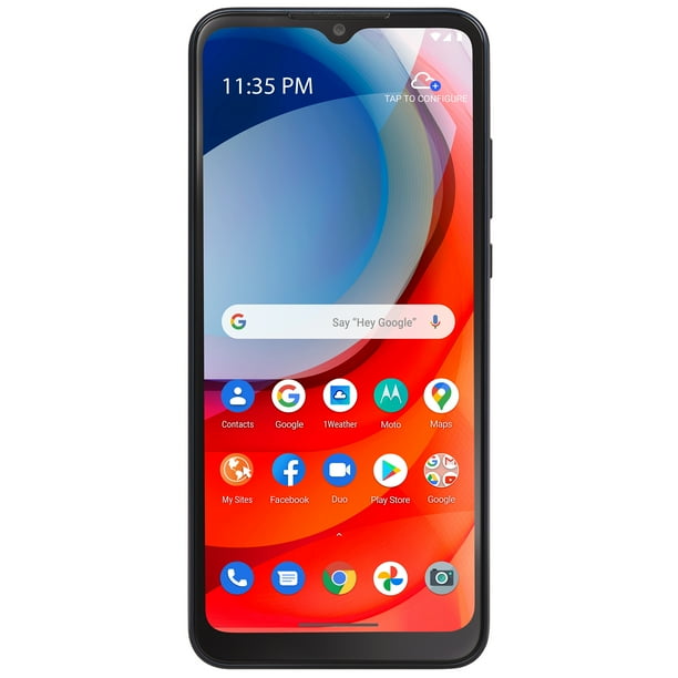 Tracfone Motorola Moto G Play, 32GB, Blue Prepaid Smartphone
