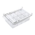 thumbnail image 2 of Organizador de cajones para refrigerador, soporte para estantes, contenedores de almacenamiento transparentes y extensibles. 8 rejillas, 2 of 9