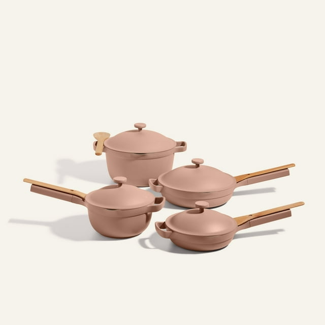 Our Place Cookware Set (13 piece) A 13-piece ceramic nonstick cookware set Spice