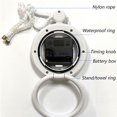 thumbnail image 4 of Waterproof Bathroom Clock Wall Watch Can Be Hung With Towel Wall Clock Desk Clock Dual-purpose Clock, 4 of 5