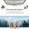 thumbnail image 6 of Fog Forest Blue Mountains Wolf Tree XXL XL Large Gaming Mouse Pad for Desk, Non-Slip Long Extended Keyboard Pads Mousepad Rubber Table Mat 31.5 X 11.8 Inch, 6 of 6