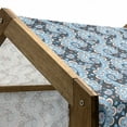 thumbnail image 4 of Paisley Pet House, Medieval Turkish Curly Fantasy Floral Ornaments Influences, Outdoor & Indoor Portable Dog Kennel with Pillow and Cover, 5 Sizes, Multicolor, by Ambesonne, 4 of 4