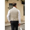 thumbnail image 2 of COOFANDY Men's Casual Dress Suit Vest Slim Fit Business Formal Waistcoat Vest, 2 of 6