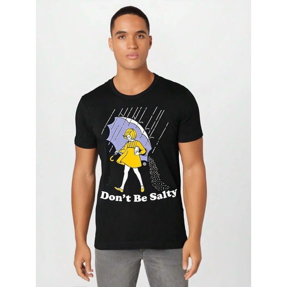 Funny Dont Be Salty Premium T-Shirt Men's Short Sleeve Graphic T-Shirt Collection Black Tee For Adult, Men, Women, Teen, Teenager, Adolescent, Youth