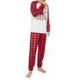 thumbnail image 2 of Christmas Family Matching Pajamas Sets Christmas Pjs Sleepwear Outfits for Christmas Holiday Xmas Party, 2 of 10