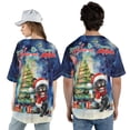 thumbnail image 5 of Merry Christmas and Happy New Year Santa French Bulldog Holiday Xmas Winter All Over Print 3D Baseball Shirt Dog Lover Gifts Softball Sport - 00024, 5 of 6
