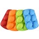 thumbnail image 1 of Juego de 3 moldes de silicona con forma de huevos de Pascua, 6 cavidades para hacer dulces, tartas, caramelos blandos y adornos para tartas. oso de fresa Electrónica, 1 of 5