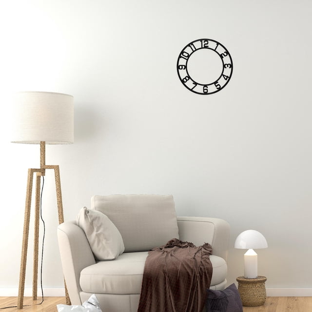 VERDANVERSE 2Ud Pegatinas De Redondo Para De Pared Con Números Árabes Para U Hotel