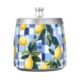 thumbnail image 7 of Yayeee Ashtray with Lid for Cigarette Smokeless Stainless Steel Home Ash Holder, Cartoon Lemon Leaves, 7 of 7