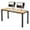 Teak Black, variant on SogesPower Wood Office Desk Large Computer Desk with BIFMA Certification, Sturdy Office Writing Desk Home Office Desk Workstation Table, 63" Teak Black