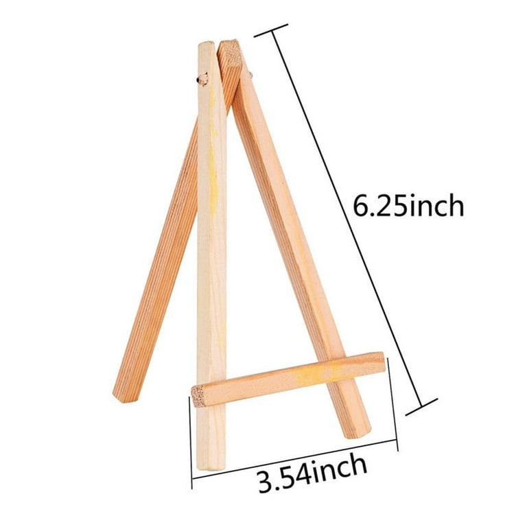 OUNONA Easel Display Stand Tabletop Wooden Painting Frame Wood