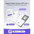 thumbnail image 3 of Inateck Scanner de Codes-Barres 2D, Scanner de Codes QR Bluetooth Sans Fil avec Application AI & SDK, Autonomie de 180 Jours, Numérisation Rapide et Précise, Compatible avec iOS, 3 of 8