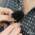 thumbnail image 2 of Lavalier Mic Furry Windscreen Cover, Lapel Microphone Windshield for Indoor Outdoor, 2 of 8