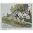 thumbnail image 2 of Alfred Bonnardot 23x20 Gold Ornate Framed and Double Matted Museum Art Print Titled - The Maison De L'Ile Louviers (1801 - 1900), 2 of 4
