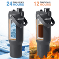 thumbnail image 6 of GEDUX 40oz Insulated Water Bottle with Straw, Stainless Steel Water Bottle with 2-in-1 Leakproof Lid (Straw & Auto Spout), Keeps Cold 24H Hot 12H, Leak Proof Water Bottle for Sports Travel, 6 of 7