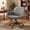 Gray, variant on Ultifit Adult PU Leather Criss Cross Indoor Makeup and Gaming Swivel and Adjustable Arms Office Chairs, Beige
