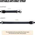 thumbnail image 4 of Radio Strap Holster With an Adjustable, Widened Shoulder Strap Featuring 3M Reflective Strips, a Mic Clip, and an Anti-Sway Design – A Secure Carrying System for Small/Medium Radio, 4 of 5
