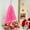 Pink, variant on Costway 3 ft Premium Artificial Christmas Mini Tree Holiday Season with Plastic Stand Pink