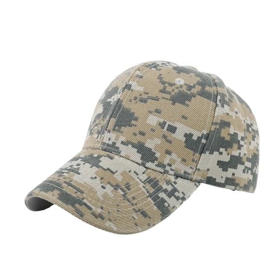 Unisex Camouflage Baseball Caps Adjustable Tactical Sports Duck-Tongued Hats Sunscreen Camo Snapback Peaked for Womens Mens, E