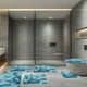 thumbnail image 4 of Mixed Color Bath Mats 6 Set Whole Room Bath Rugs 6 Pcs Toilet Mats Soft Water Absorption Non Slip Thick Washable Easy To Dry Dark, 4 of 7
