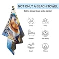 thumbnail image 2 of Doctor Who Beach Towel Microfiber Oversized Lightweight Beach Towel Extra Large Sand Free Towels Travel Swim Pool Yoga Gym Camping Beach Essentials Accessories Vacation Gift 51*31 Inch, 2 of 8