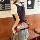 thumbnail image 4 of Bolso Mensajero Estético Hombro Con Ventana Transparente Muy Buen Gusto Escolar Cuero PU, 4 of 9
