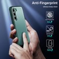 thumbnail image 6 of Shockproof Matte Case for Samsung Galaxy S23 [Anti Fingerprint] [10FT Military Drop Protection] Hard Translucent Back Four Corner Airbags Drop Protection Phone Cover, 6.1 inch, Green, 6 of 7