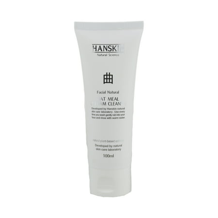 Hanskin Facial Natural Oat Meal A+1 Foam Cleanser 3.4oz/100ml  New In (Best Natural Hair Cleanser)