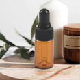 thumbnail image 3 of 10pcs 3ml Empty brown Glass Dropper Bottles with Pipette for Essential Oil, 3 of 5