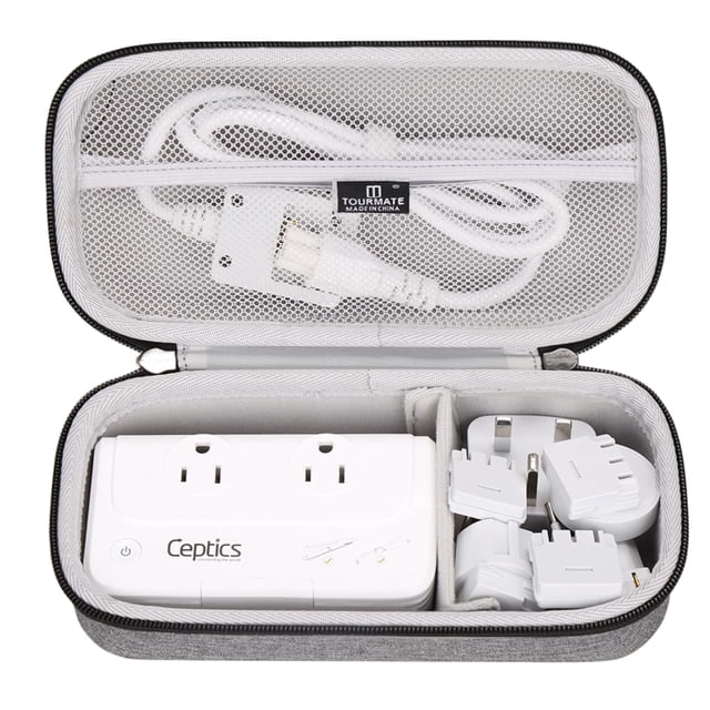 Funda convertidora de voltaje de viaje Tourmate para Ceptics de 220 V a 110 V