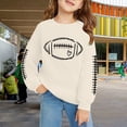 thumbnail image 6 of Mercatoo Baseball Sweatshirts for Teen Girls 𝐏reppy Sweatshirt Long Sleeve Crewneck Pullover Tops School 𝐀thletic Ho𝐨dies, 6 of 7