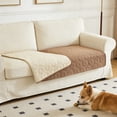 thumbnail image 4 of Waterproof Furniture Protector, Reversible Pet Blanket With Non-Slip Backing, for Couch and Sofa, Brown, 4 of 6