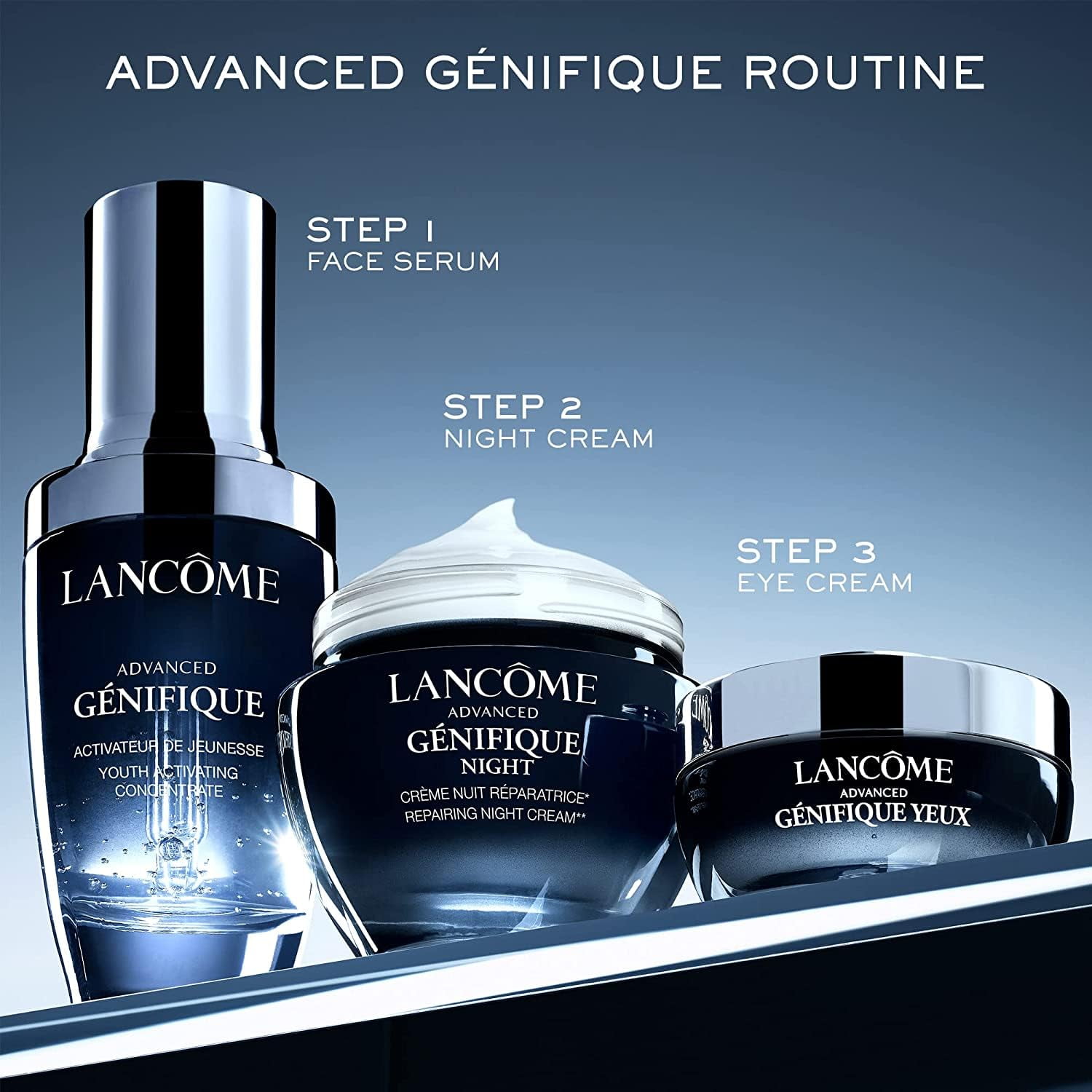 LANCOME ADVANCED GÉNIFIQUE 美容液21包　パック2枚 Lancôme Advanced Génifique Face Serum - Youth Activating Dual Pack