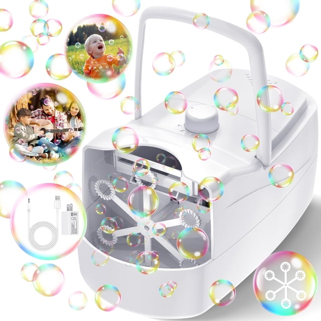 Máquina de burbujas Sizonjoy Automatic 18000+ Big Bubbles White