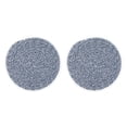 thumbnail image 1 of 2Pcs Manteles Individuales Redondos Trenzados, 7.7" Manteles de Borde Floral Tejidos para Decoración de Cocina (Nacy), 1 of 7
