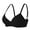 zz-Black, variant on Supportive Bra for Women Seamless Wireless Full Coverage Push Up Bralettes Thin Comfort Breathable Simply T-Shirt Bras Gray XXL