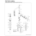thumbnail image 3 of Kingston Brass FSY7208ACL American Classic Single-Handle 4" Centerset Bathroom Faucet with Push-Up Pop-Up, Brushed Nickel, 3 of 4