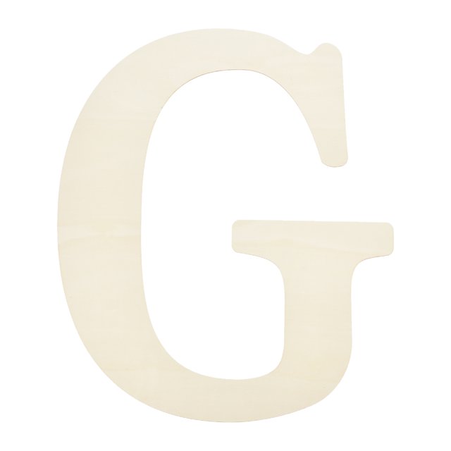 15 Inch Wooden Letter,Large Blank Unfinished Wooden Alphabet Letters for Crafts, DIY Projects, Birthday, Party(Letter G)