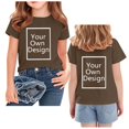 thumbnail image 2 of XXWXYD Custom DIY Printed T-Shirt for Boys Girls 2-14 Years, Unisex Short Sleeve School Season Top, Personalized Design Crew Neck Fashion Tee, 2 of 8