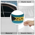 thumbnail image 5 of Uorisanigo Bahamas Flag Car Hood Cover Elastic Polyester Auto Hood Wrap Blanket All-Season Protection Automotive Exterior Accessories Universal Fit for Cars, SUV, or Van, 5 of 6