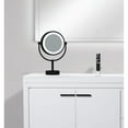 thumbnail image 5 of Neo Modern LED Lighted Freestanding Mirror Matte Black, 5 of 5