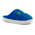 thumbnail image 5 of HNMKIU Boys Winter Slippers Indoor Shoes for Kids Cozy Warm Soft Children's Casual Comfortable Home Footwear Christmas Slippers for 2-12 Years Dark Blue,8-9 Years, 5 of 6