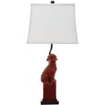 thumbnail image 2 of SAFAVIEH Foo Dog 28.5 in. H Solid Table Lamp, Red, Set of 2, 2 of 5