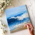 thumbnail image 6 of AUREUO Blue Acrylic Paint Set - 8 Ocean Marine Coastal Colors 0.71 Fl Oz / 21ml Tubes Aqua Winter Blue Tone Art Paints for Crafts Seascapes, Gift for Painters, 6 of 8