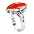 thumbnail image 2 of Natural Sponge Coral Women Jewelry 925 Sterling Silver Ring, 2 of 10