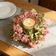 thumbnail image 1 of Guirnaldas de flores artificiales de primavera y verano, mini velas florales para bodas, coronas de boda, centros de mesa, fiestas, decoración de puertas del hogar, velas de plástico., 1 of 6