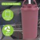 thumbnail image 4 of Botella de agua al vacío de acero inoxidable de 830 ml, vaso reutilizable, vaso para bebidas a prueba de fugas, termo MFZFUKR BST3040464-1, 4 of 5